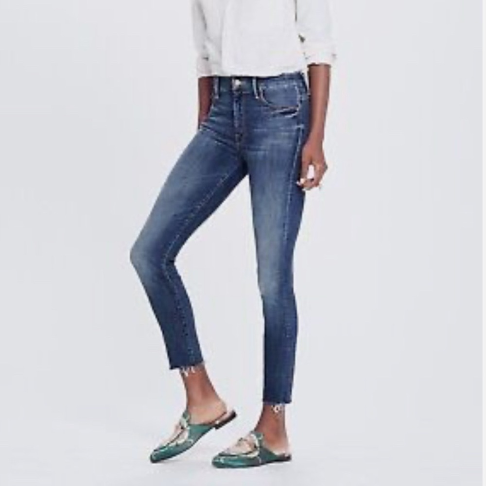 Mother | High Waisted Looker Fray
